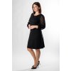 Čierne krátke šaty ARIN MINI FG