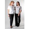 elegantne biele tricko s potlacou FAVAB