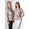 tricko s potlacou listov izabela FAVAB