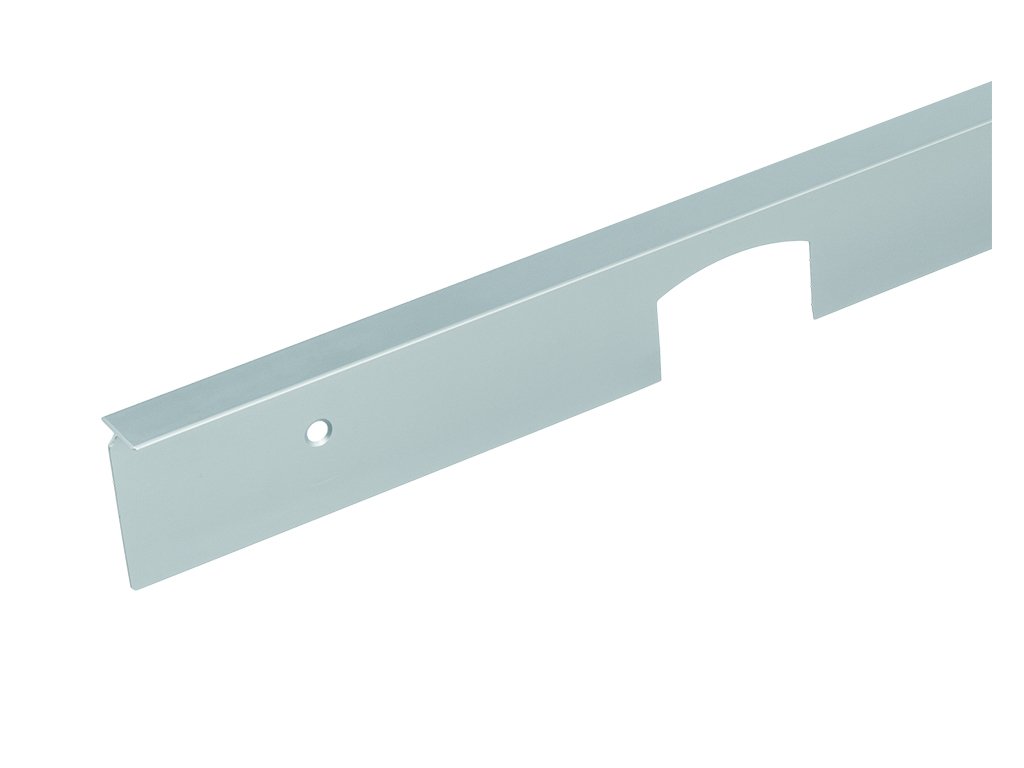 Spojovací lišta rohová/prodlužující pro pracovní desku 38 "0" radius hliník L/P