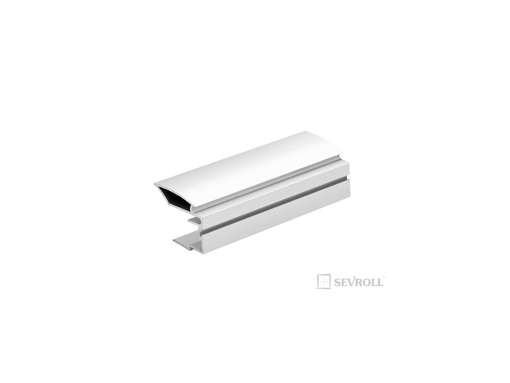 SEVROLL 04532 Alfa II úchytová lišta 16/18mm 2,7m bílá lesk