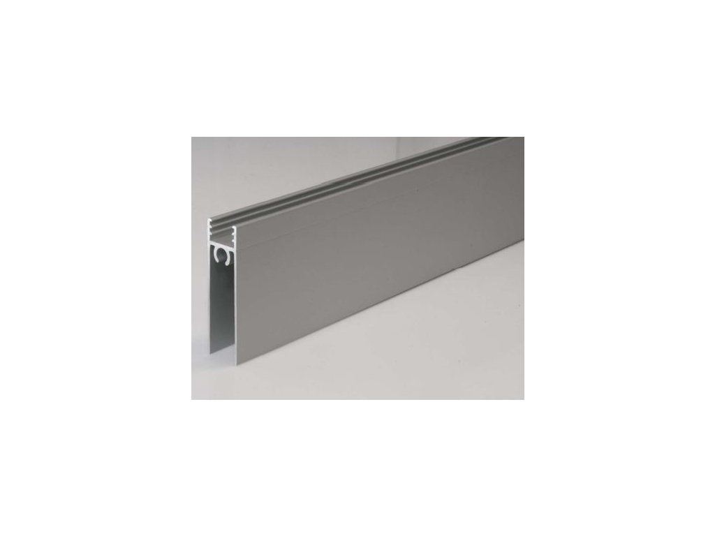 SEVROLL 03582 spodní krycí lišta Simple/Blue 3m (pro lamino 10mm) stříbrná