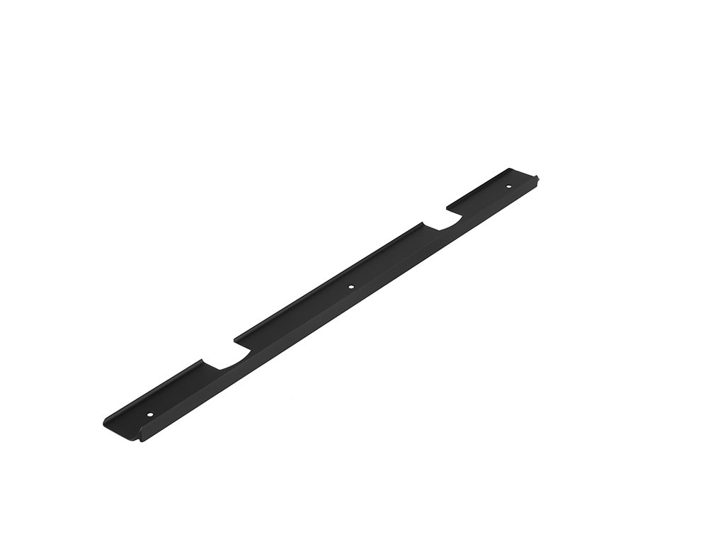 Spojovací lišta rohová na pracovní desku 38mm L/P černá mat