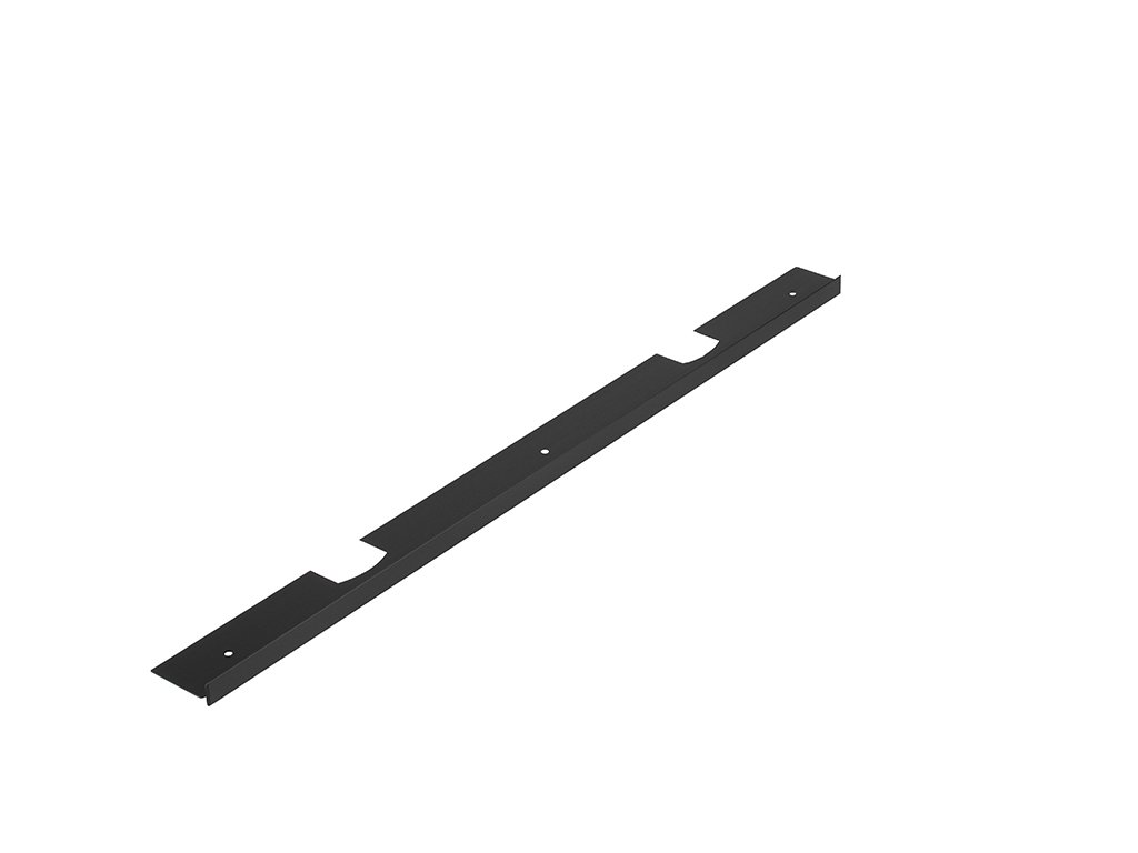 Spojovací lišta rohová/prodlužující pro PD 38 "0" radius L/P černá mat