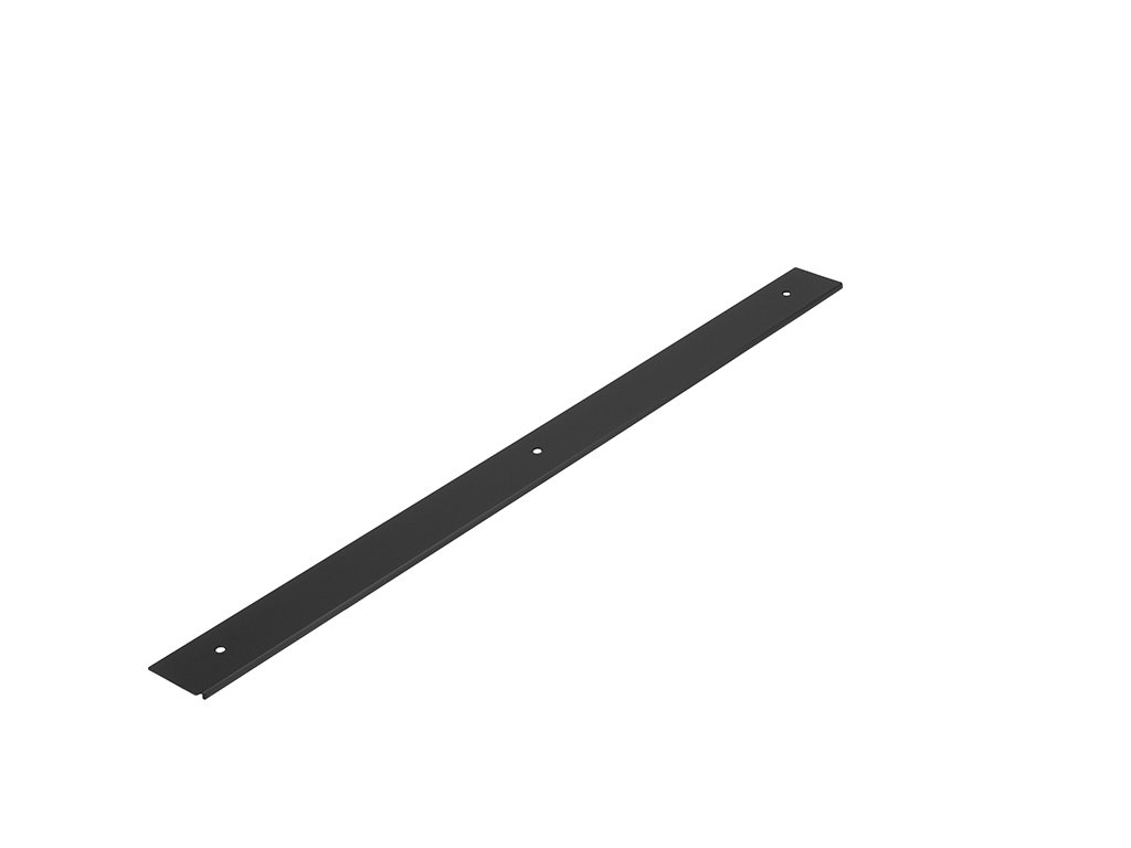 Ukončovací lišta pro pracovní desku 38mm "0" radius levá černá mat