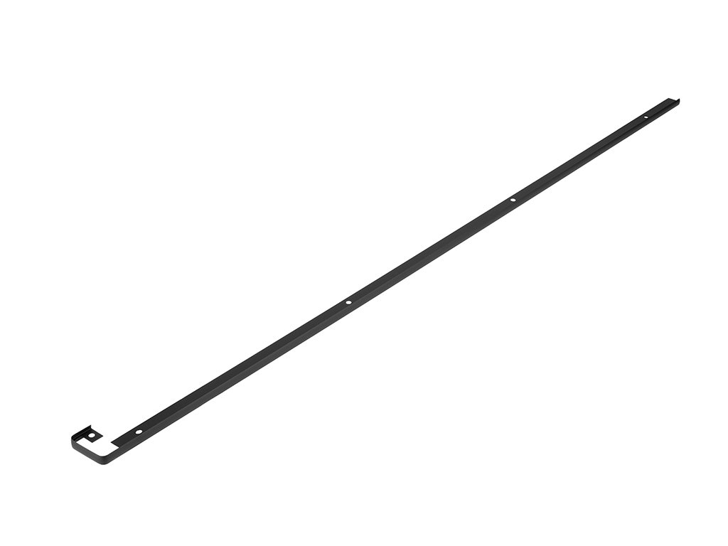 Spojovací lišta prodlužovací na pracovní desku 38mm délka 900mm L/P černá mat