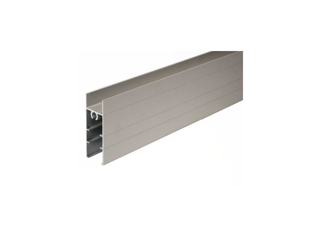 SEVROLL 05747 spodní krycí lišta Simple/Blue 2m (pro lamino 18mm) černá mat