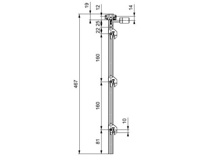 LEHMANN Tyč SVS3 Typ 1 (1+3 výška 483 mm)