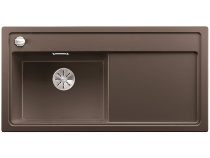 BLANCO 523933 Dřez Zenar XL 6S-F kávová InFino s excentrem Silgranit PuraDur