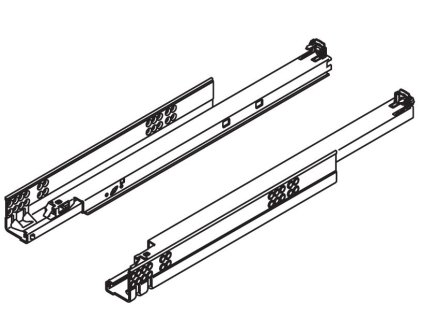 BLUM 560H6000B01 Tandem celovýsuv 600mm tlumený
