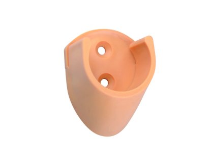 Držák šatní tyče průměr 25mm dub plast