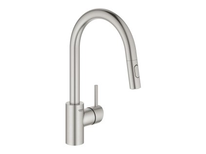 GROHE 31483DC2 Baterie kuchyňská Concetto, vytahovací sprcha duální, supersteel