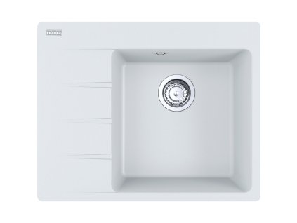 FRANKE Dřez CNG 611-62 TL/7 620 x 500 bílá led odkap vlevo