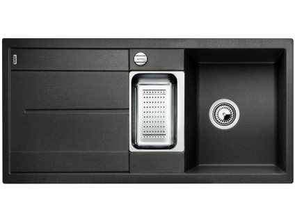 BLANCO 525926 dřez METRA 6 S černý SILGRANIT® PuraDur® s excentrem