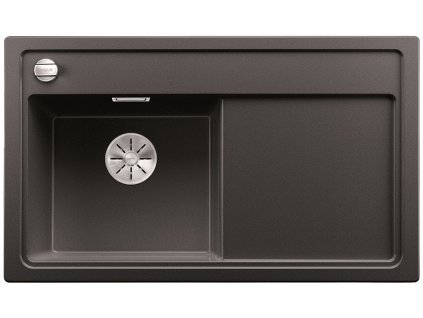 BLANCO 526040 dřez  ZENAR 45S-F černý SILGRANIT®PuraDur® InFino s excentrem