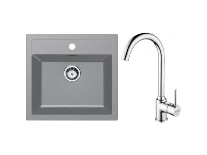 FRANKE Set T102Š SID 610 šedá + FP 9000.031