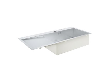 GROHE 31582SD1 Dřez K1000 80-S 1160 x 520mm dřez vpravo nerez ocel, kartáčovaná