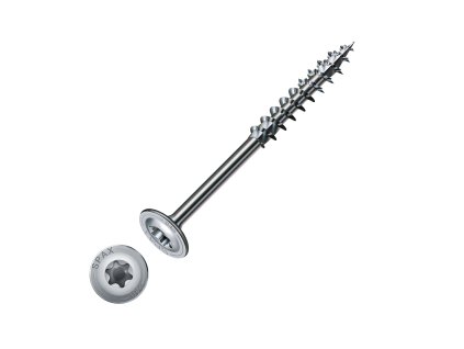 SPAX vrut 8x140/80 talířová hlava TXS, W, 4C, částečný závit