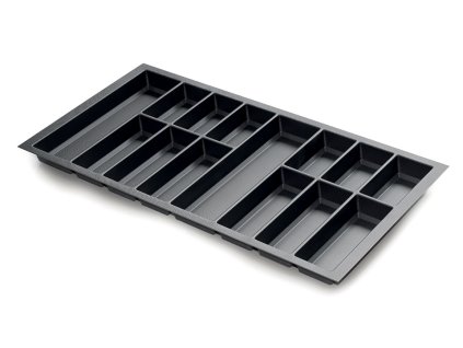 Příborník Classico Kristall softTouch 100 (922 x 474 mm) černý