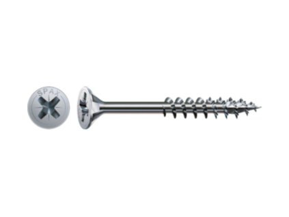 SPAX vrut 4x30/18 zápustná hlava PZ, W, 4C MH, částečný závit