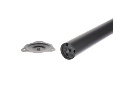 Riex ER40 stolová noha, plotnička, D60/H710 mm, matná černá