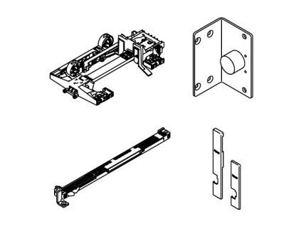Hawa Concepta III 25/35, pull slide-in sada, levá