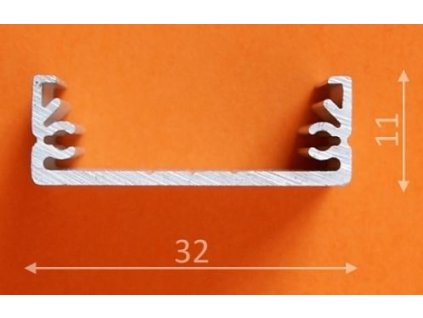 StrongLumio profil LED Wide 24 alu anodovaný 1000mm