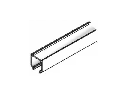 SISCO 120GF lišta horní alu 1500mm