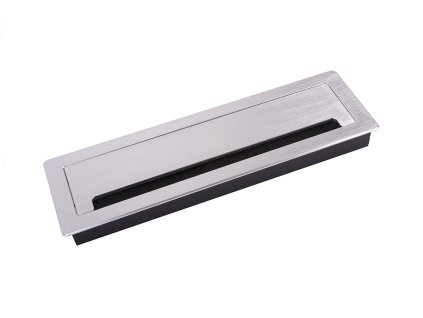 STRONG průchodka s tlumením ALU 300x90x28, broušený hliník