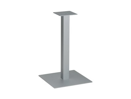 STRONG Stolová noha centrální 450x450 stříbrná