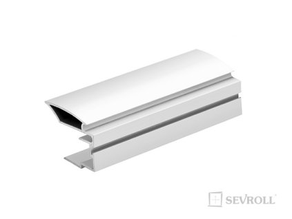 SEVROLL 04532 Alfa II úchytová lišta 16/18mm 2,7m bílá lesk