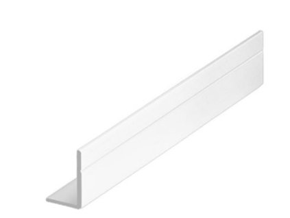 SEVROLL 04066 úhelník Mini 17x11mm 3m bílá mat
