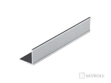 SEVROLL 00078 úhelník K2 Decor 1,7m stříbrná