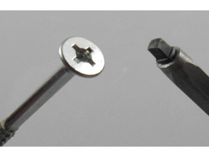 Vrut Uniquadrex 4x16 zápustná hlava zinek bílý