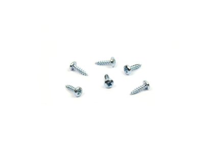 StrongFix Vrut PZ 4x15 půlkulatá hlava zinek bílý PZ2