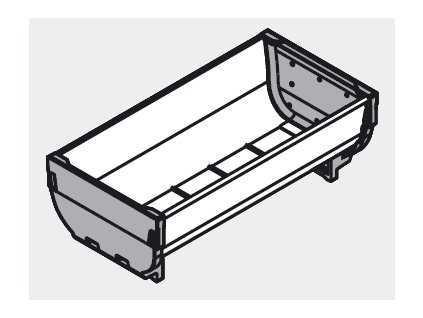 BLUM ZSI.020SI miska 88x176mm nerez