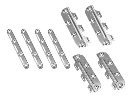 HETTICH 25183 Postelové spojovací kování, délka 130 mm, sada