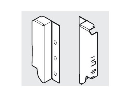 BLUM Z30B000S.04H držáky zad Antaro bílý P+L
