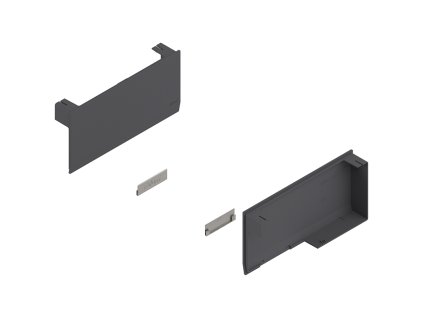 BLUM 22K8000 krytky HK top bez S-D tmavě kovově šedé