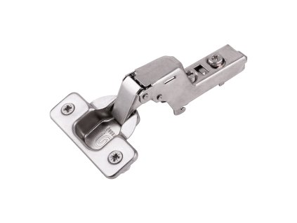 StrongHinges S3 závěs vložený s tlumením hmoždinky 10 mm, s excentrem, klip