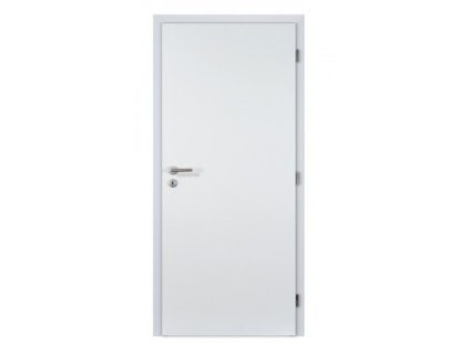 DVEŘE BÍLÉ 60 P kašírované s oblou hranou, voština