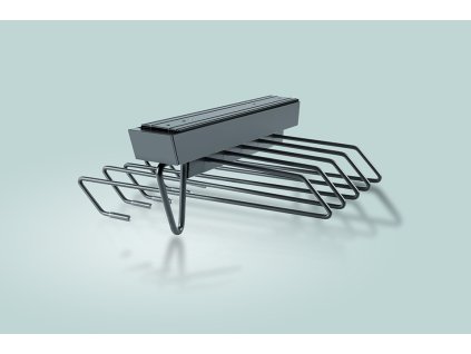 StrongWire výsuvný věšák na kalhoty, hnědý