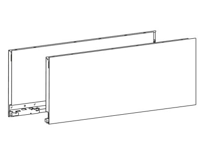 HETTICH 9255212 AvanTech You boky 187/450 antracit L