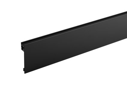 StrongMax 16/18 alu profil pro čelo se sklem 1100 mm, černá