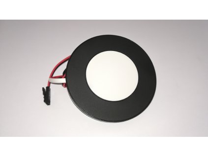 LED bodovka BAILEN 12V 3W černá bílá neutrální