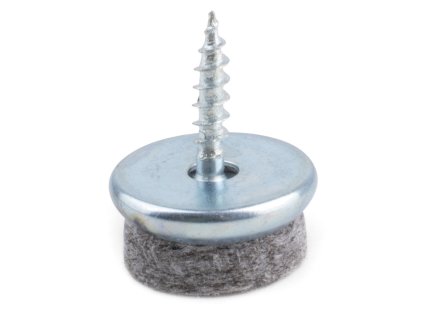 STRONG Kluzák na vrut s plstí, průměr 18 mm, šedá