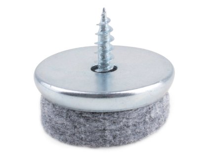 STRONG Kluzák na vrut s plstí, průměr 24 mm, šedá