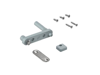 HETTICH 9266220 WingLine L magnetická aretace Standard pro Push to move, šedá