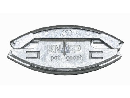 KNAPP K049 SILVER zásuvný spoj (slitina hliníku a zinku)