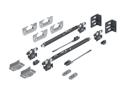HETTICH 9134311 SysLine S sada s tlumením při zavírání pro 2 křídla